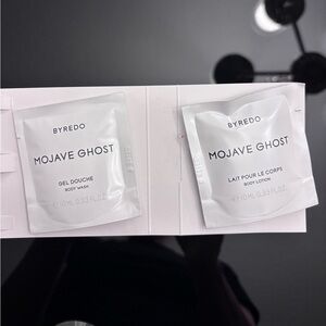 New Byredo Mojave Ghost Body Wash and Body Lotion Samples